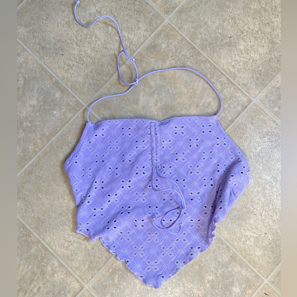 Lavender Halter Top